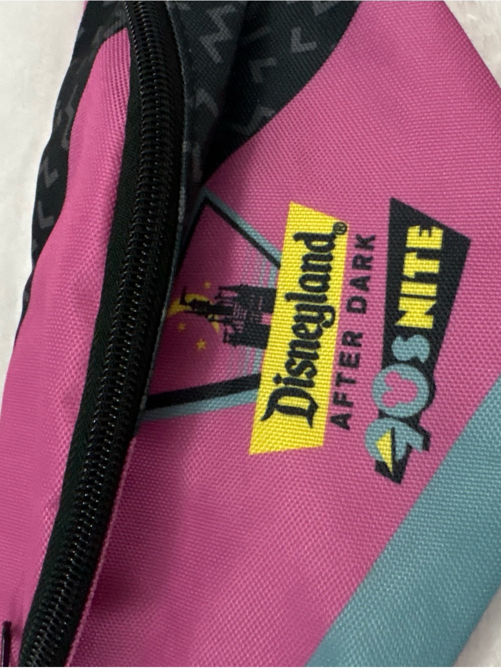 Disney Pink and Black 'Disneyland After Dark' Crossbody Bag